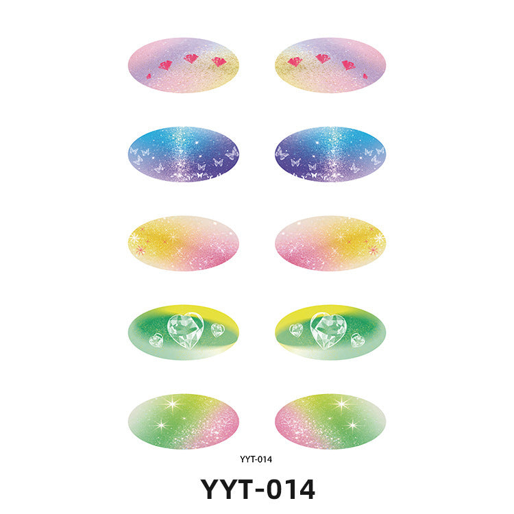 ✨ 5-Pair Pre-Designed Eyeshadow Transfer Stickers – Complete Eye Looks in Seconds