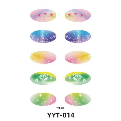 ✨ 5-Pair Pre-Designed Eyeshadow Transfer Stickers – Complete Eye Looks in Seconds