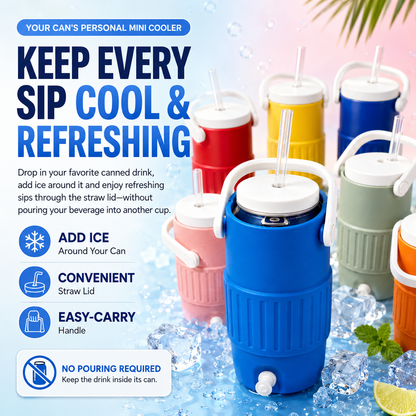🥤Ice-Chill Can Cooler Cup❄️