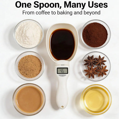 🥄 HOT SALE | Electronic Weighing Spoon Scale – 800g/0.1g Digital Measuring Spoon with LCD Screen for Kitchen & Pet Food