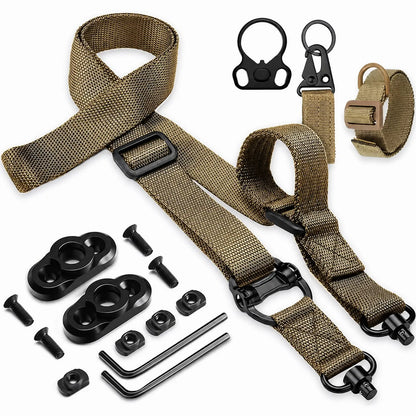 🧭 2-Point Quick-Adjust Outdoor Sling | Durable Swivel Strap