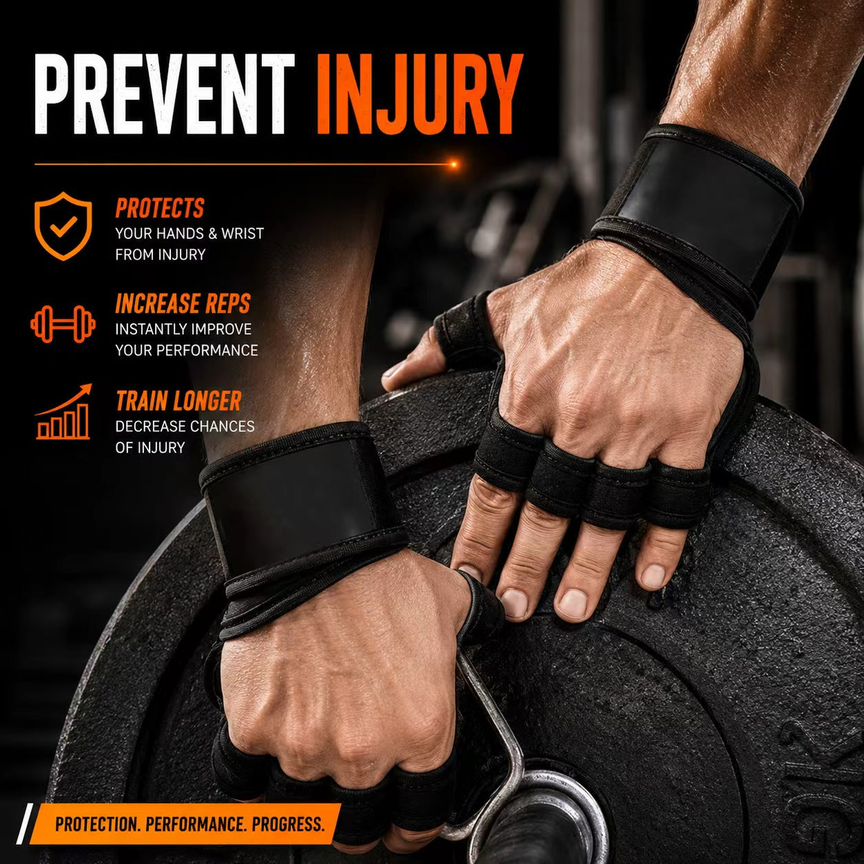 New Ventilated Weight Lifting Workout Gloves