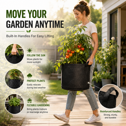 🌱6pack Backyard Harvest Grow Bag™