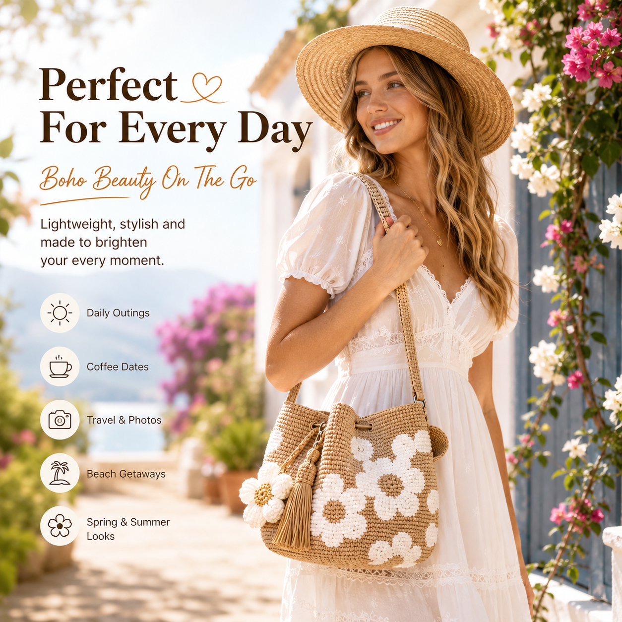 Handmade Crochet Flower Bag – A Dream Woven With Love