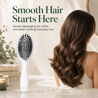 💚 Viral Detangling Hair Brush – Gentle, Smooth & Frizz-Free Hair