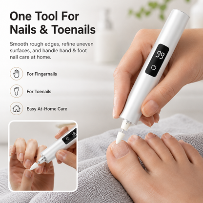 🔥 LAST DAY 50% OFF-Electric Nail Grinder With LED Light