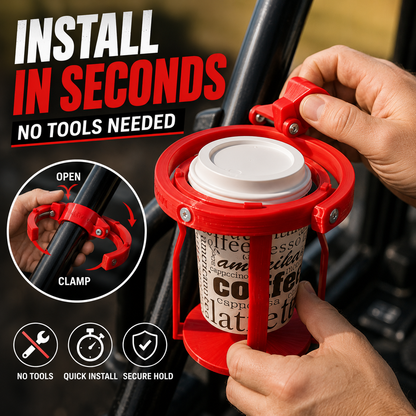 🚜 No-Spill Gyroscopic Cup Holder | Keep Drinks Upright Anywhere