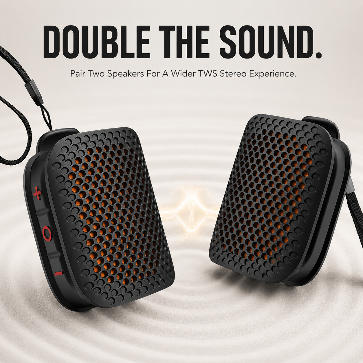 🔊 Magnetic Clip-On Bluetooth Speaker – IPX7 Waterproof, TWS Stereo & Ultra-Light 80g Wearable Design