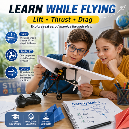 ✈️ RC Paper Airplane Kit – Turn Any A4 Paper Into Flight