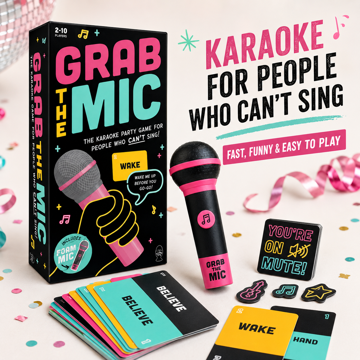 🎤Singing Optional. Grabbing Required.