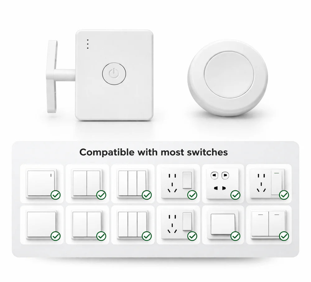 2026 Upgraded RF Remote Switch, Turn Off Lights from Bed, No WiFi Needed