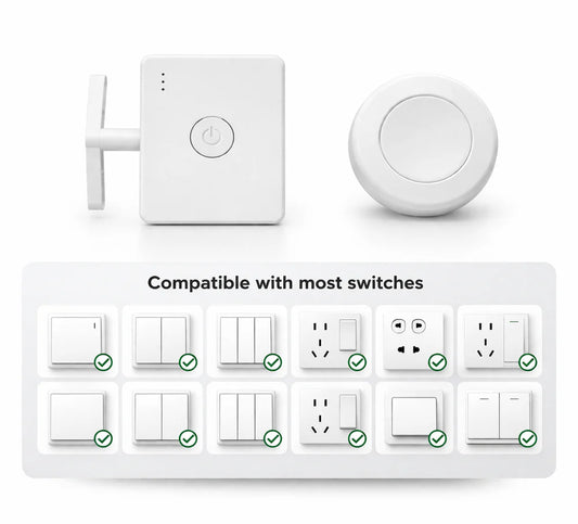 2026 Upgraded RF Remote Switch, Turn Off Lights from Bed, No WiFi Needed