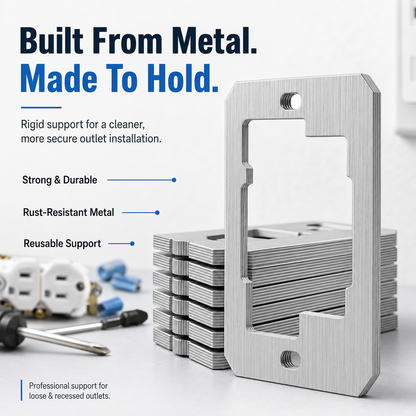 🛠 Outlet Repair Spacers – Easy Fix for Loose, Crooked & Recessed Outlets
