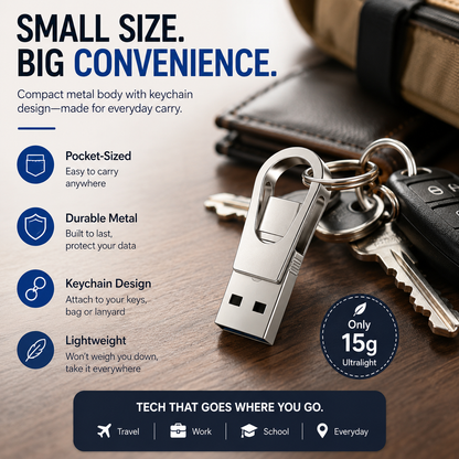📱 3-in-1 Phone & Computer Flash Drive – Fast Photo & File Transfer