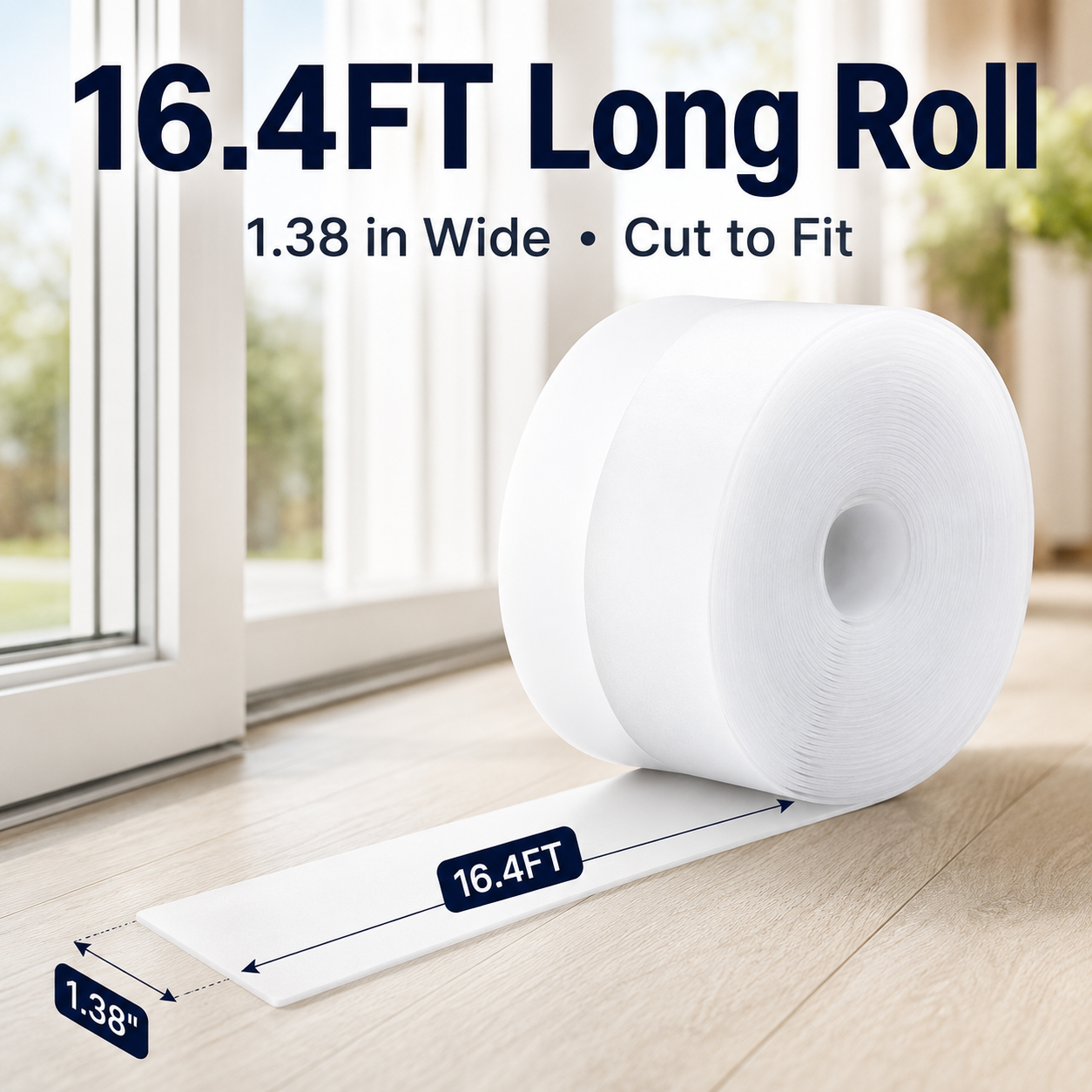 🚪 ClearSeal™ Weatherproof Door & Window Seal Strip – Stop Drafts, Dust & Water Gaps
