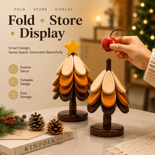 ✨ Magic Foldable Tree Trivet | Decor & Heat Resistant Table Protector
