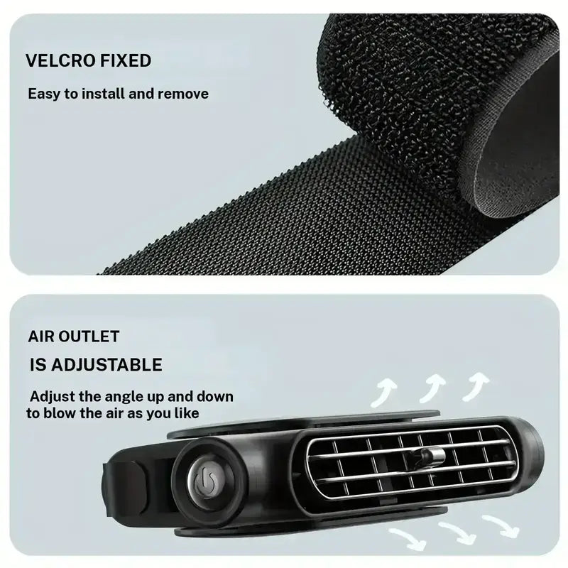 Car Seat Velcro Fan