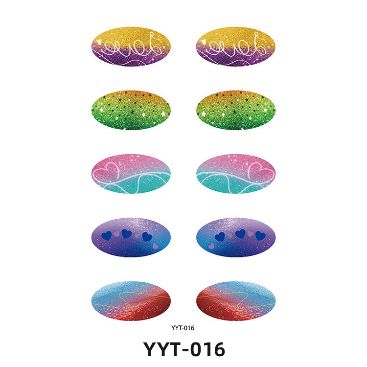 ✨ 5-Pair Pre-Designed Eyeshadow Transfer Stickers – Complete Eye Looks in Seconds