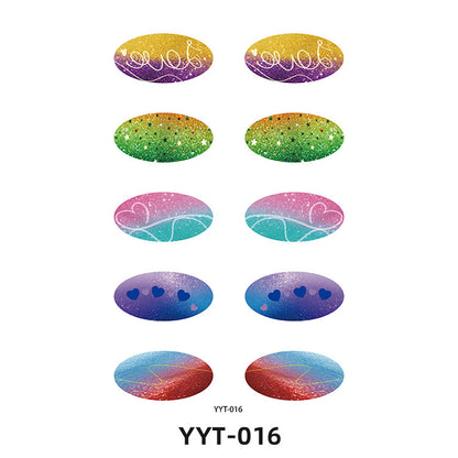 ✨ 5-Pair Pre-Designed Eyeshadow Transfer Stickers – Complete Eye Looks in Seconds