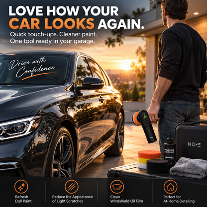 Cordless Car Polisher – 3-Speed Scratch & Shine Repair Tool