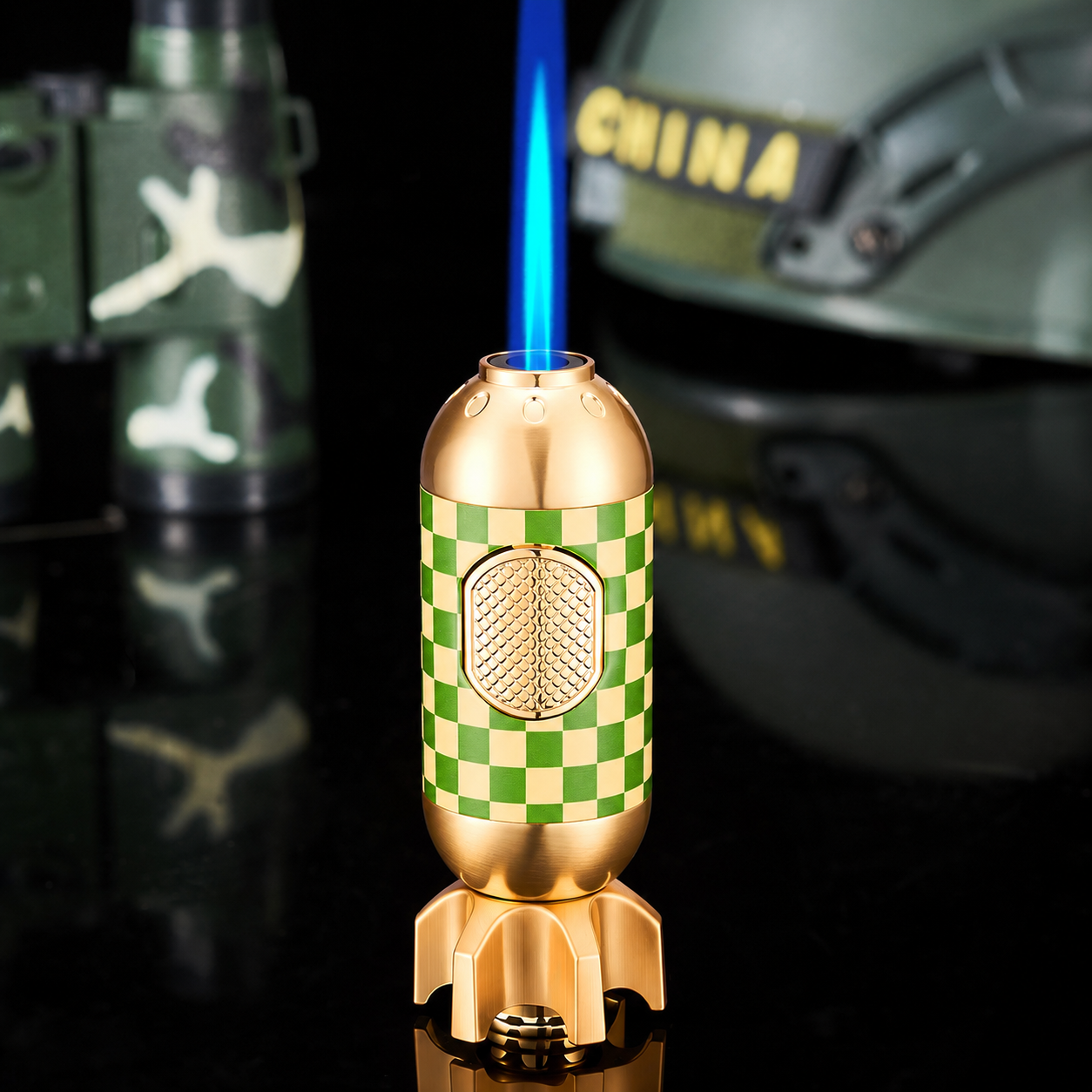 💣 Hardcore EDC Fidget Lighter – Atomic Bomb Shape