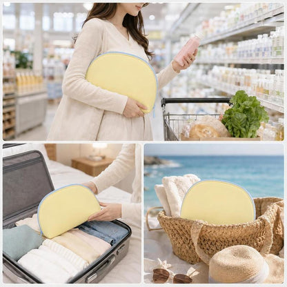 ✨ Waterproof Shell Storage Pouch – 3-in-1 Travel Organizer for Bra, Panties & Socks, Multi-Compartment & Portable for Trips