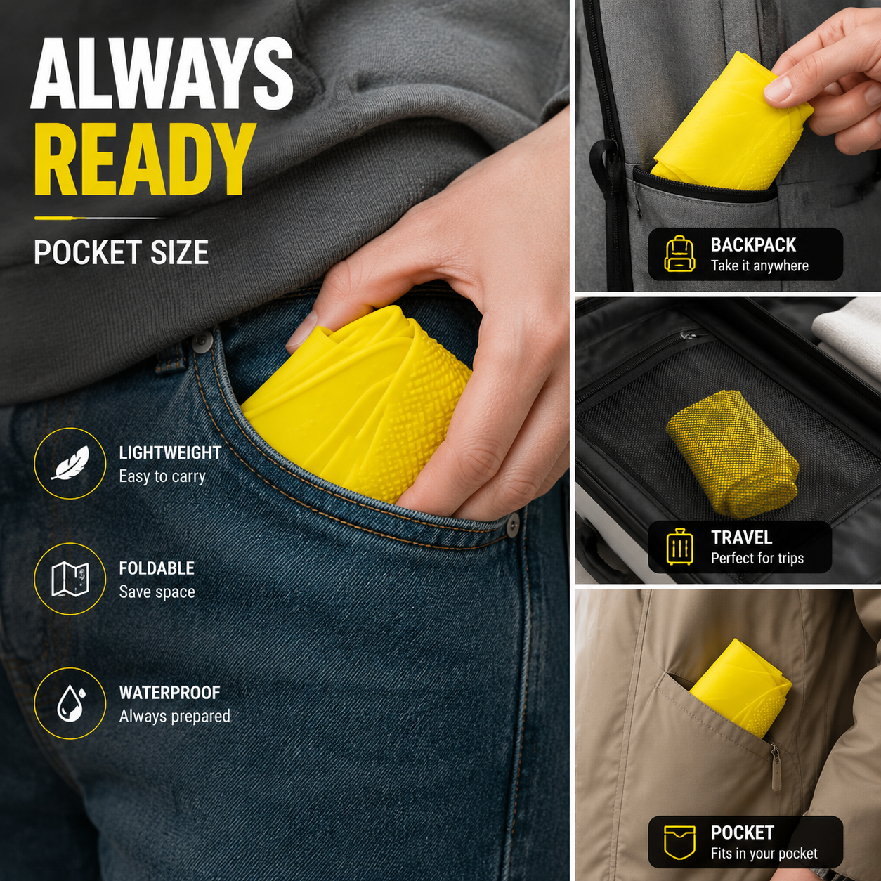 🌧 Waterproof Silicone Shoe Covers – Reusable Anti-Slip Rain Covers For Sneakers & Outdoor Use