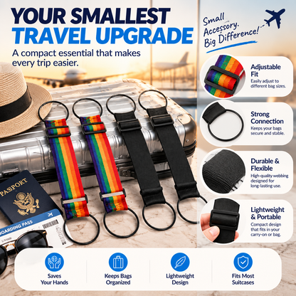 ✈️ Hands-Free Travel Luggage Strap – Carry More, Stress Less