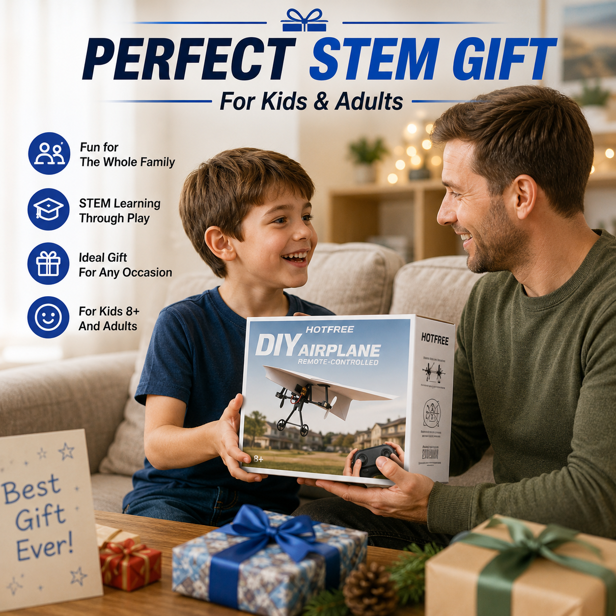 ✈️ RC Paper Airplane Kit – Turn Any A4 Paper Into Flight