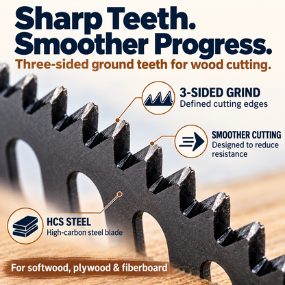 🪚 Special-Shaped Carbon Steel Jigsaw Blade – Curved & Irregular Wood Cutting