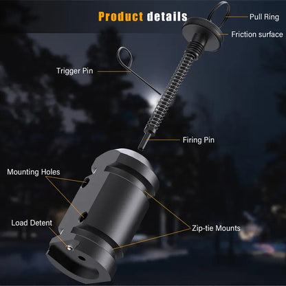 Camping Perimeter Trip Alarm | 12 Gauge Early Warning Security Device
