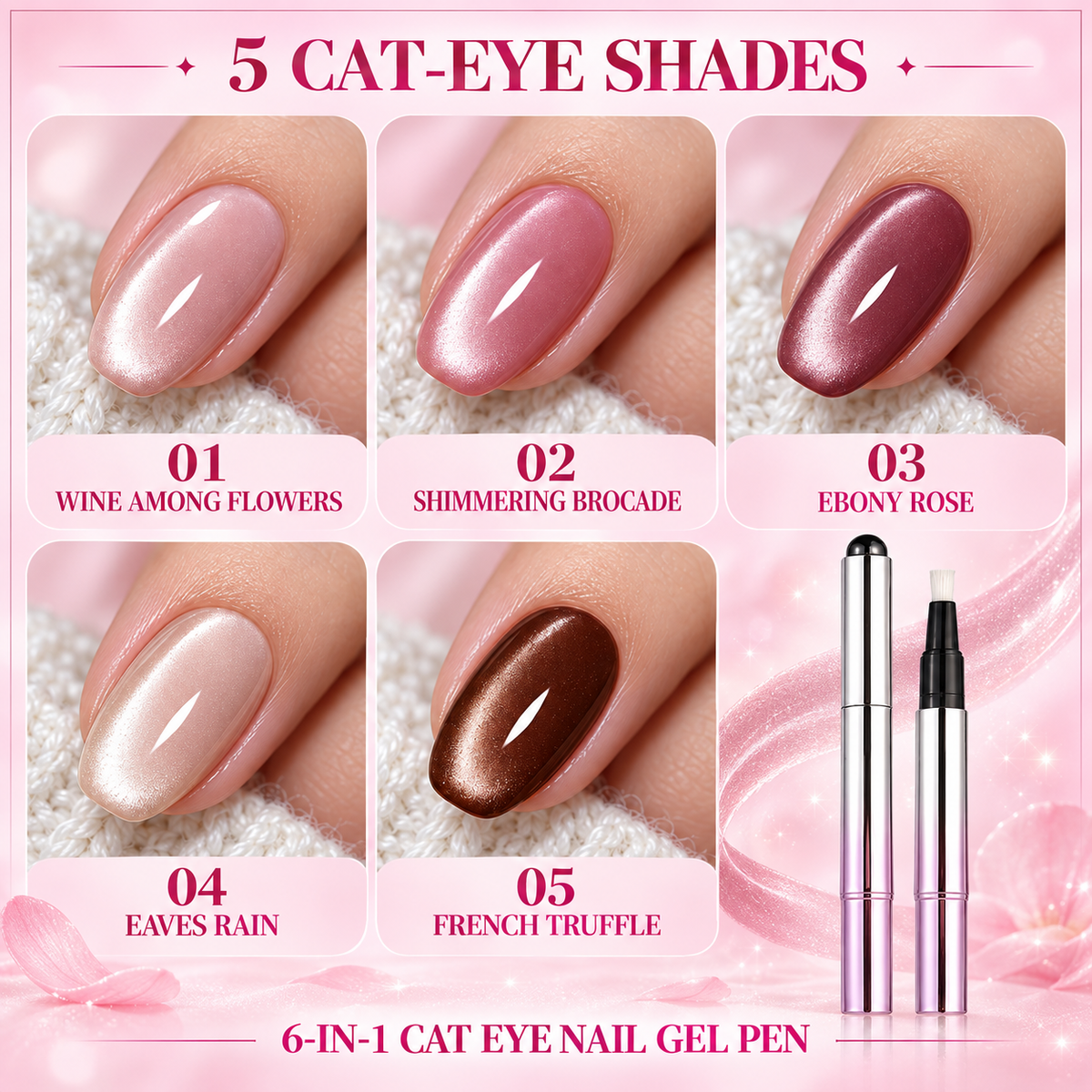 💅 One-Step Gel Nail Polish Pen – Portable Manicure & Pedicure Color
