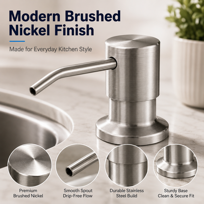 ✨ Built-In Kitchen Soap Dispenser 🧼 | Hide Bottles & Keep Your Countertop Clean
