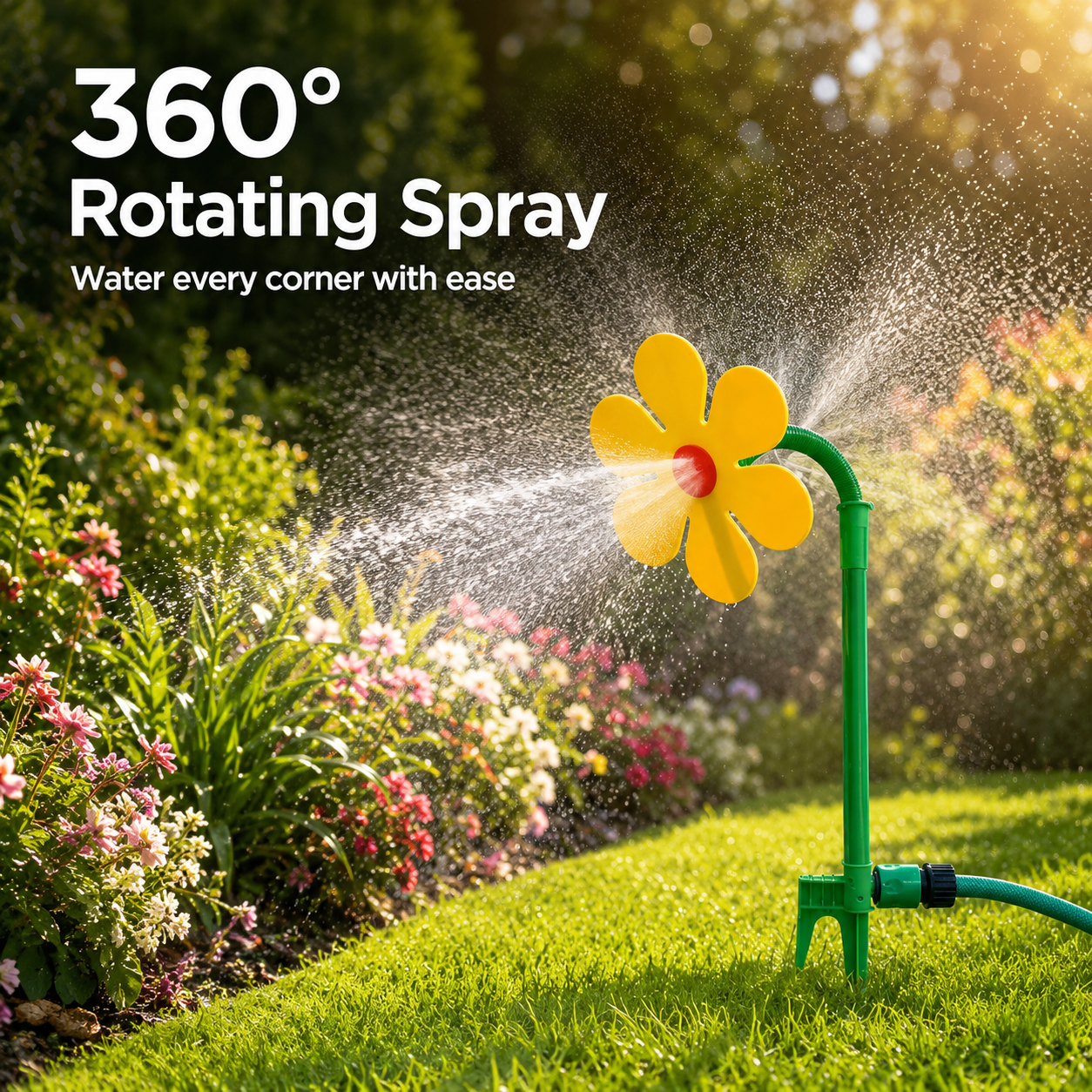 🌻Upgraded 68CM Large Dancing Sunflower Sprinkler