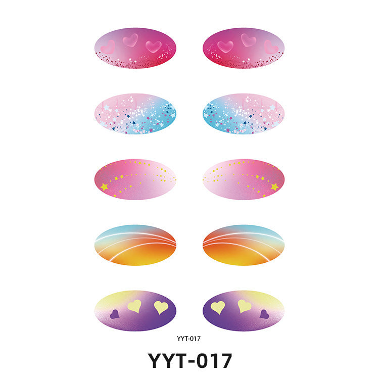 ✨ 5-Pair Pre-Designed Eyeshadow Transfer Stickers – Complete Eye Looks in Seconds