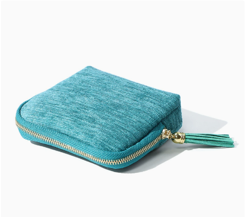 ✈️ Tangle-Free Travel Jewelry Organizer – Compact Multi-Pocket Storage Case