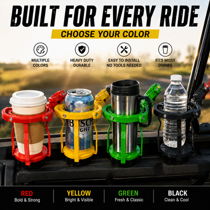 🚜 No-Spill Gyroscopic Cup Holder | Keep Drinks Upright Anywhere