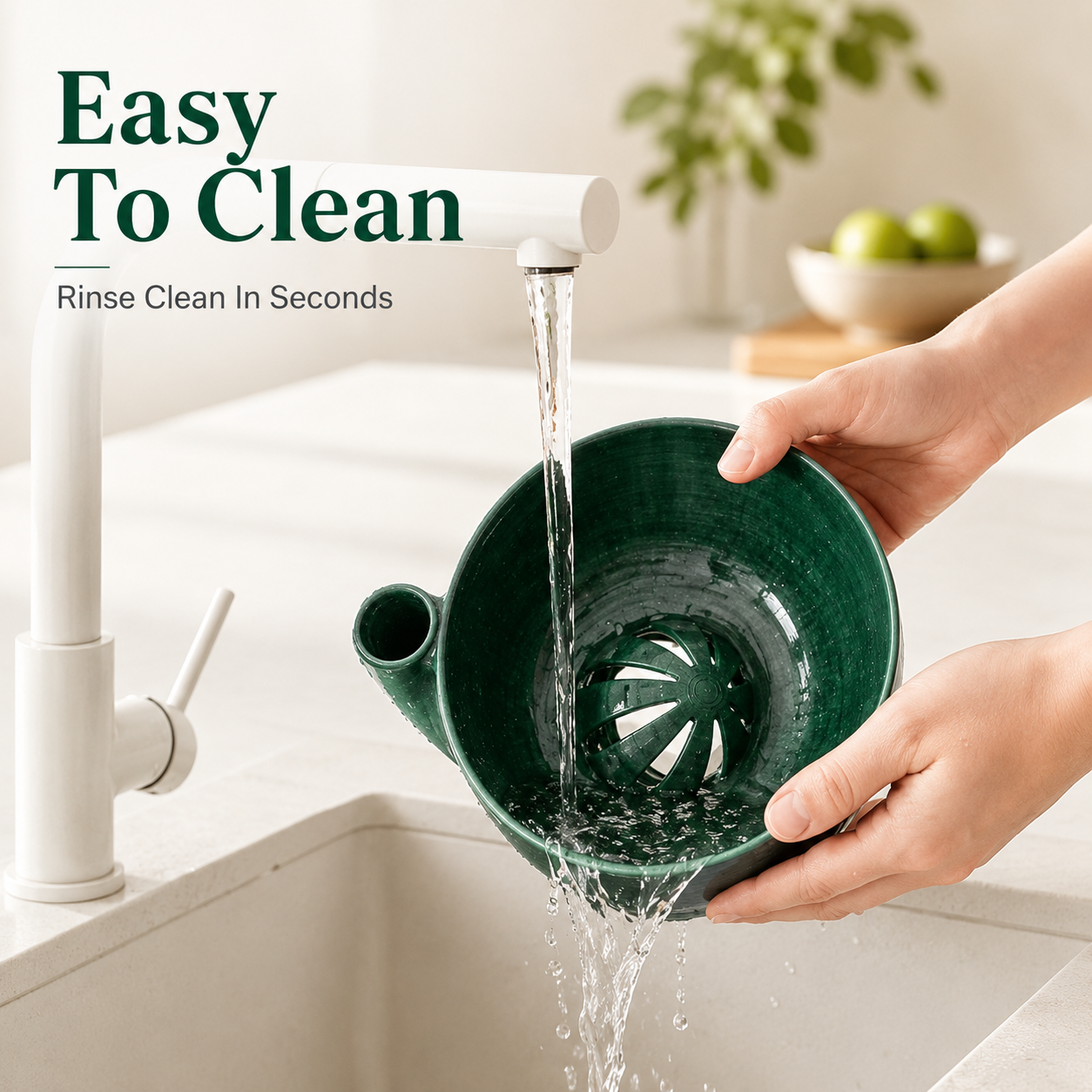 🥗 Self-Spinning Berry Washing Bowl – Effortless Fruit Cleaning & Serving Made Easy