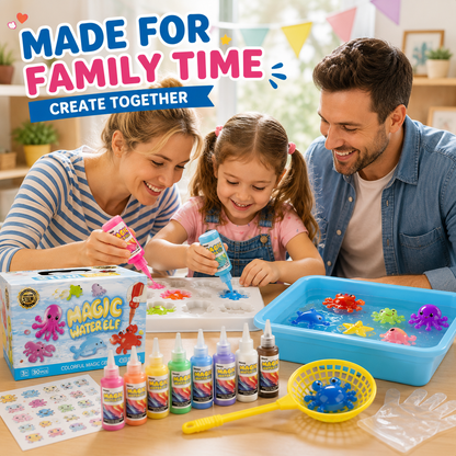 🌈 Magic Water Pets Kit – Create, Splash & Collect Cute Water Creatures