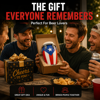 🔥Last Day 49%   | Party Drum Can Holder 🍺 | Fun 12oz Drink Cooler Gift