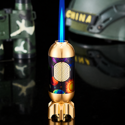 💣 Hardcore EDC Fidget Lighter – Atomic Bomb Shape