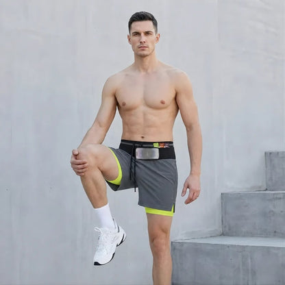 🏃🔥 50% OFF RUNNR Marathon Pro Running Shorts ⚡ 2-in-1 Anti-Chafe Shorts With Phone Pocket