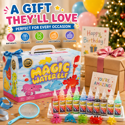 🌈 Magic Water Pets Kit – Create, Splash & Collect Cute Water Creatures