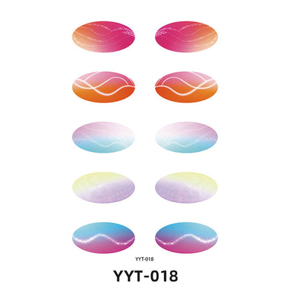 ✨ 5-Pair Pre-Designed Eyeshadow Transfer Stickers – Complete Eye Looks in Seconds