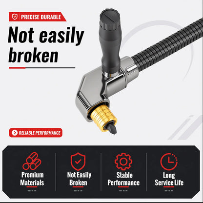 🔧 50% OFF Flexible Shaft Right Angle Drill Adapter Kit ⚡ For Tight Spaces