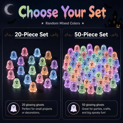 👻 LIMITED DEAL | Mini Glow Ghost Decorations – Cute by Day, Spooky & Glowing After Dark