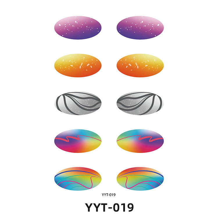 ✨ 5-Pair Pre-Designed Eyeshadow Transfer Stickers – Complete Eye Looks in Seconds