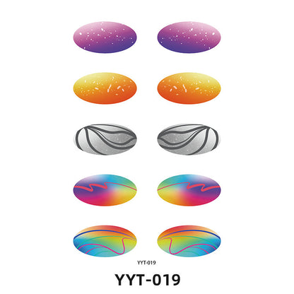 ✨ 5-Pair Pre-Designed Eyeshadow Transfer Stickers – Complete Eye Looks in Seconds