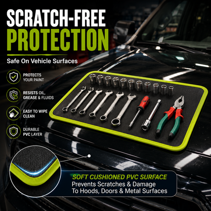 🧲 SEESE 3PC Flexible Magnetic Tool Mat & Tray Holder