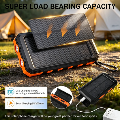 ⚡ SPECIAL OFFER | 30000mAh Solar Power Bank – High-Capacity Portable Charger for Outdoor Use